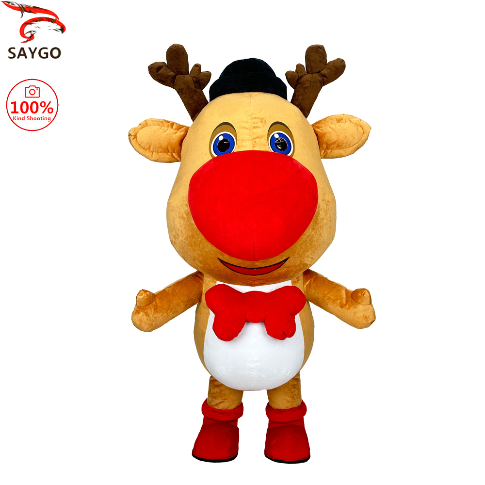 Halloween Costume Adult - SAYGO Noel Geyik Şişme Peluş Kostüm