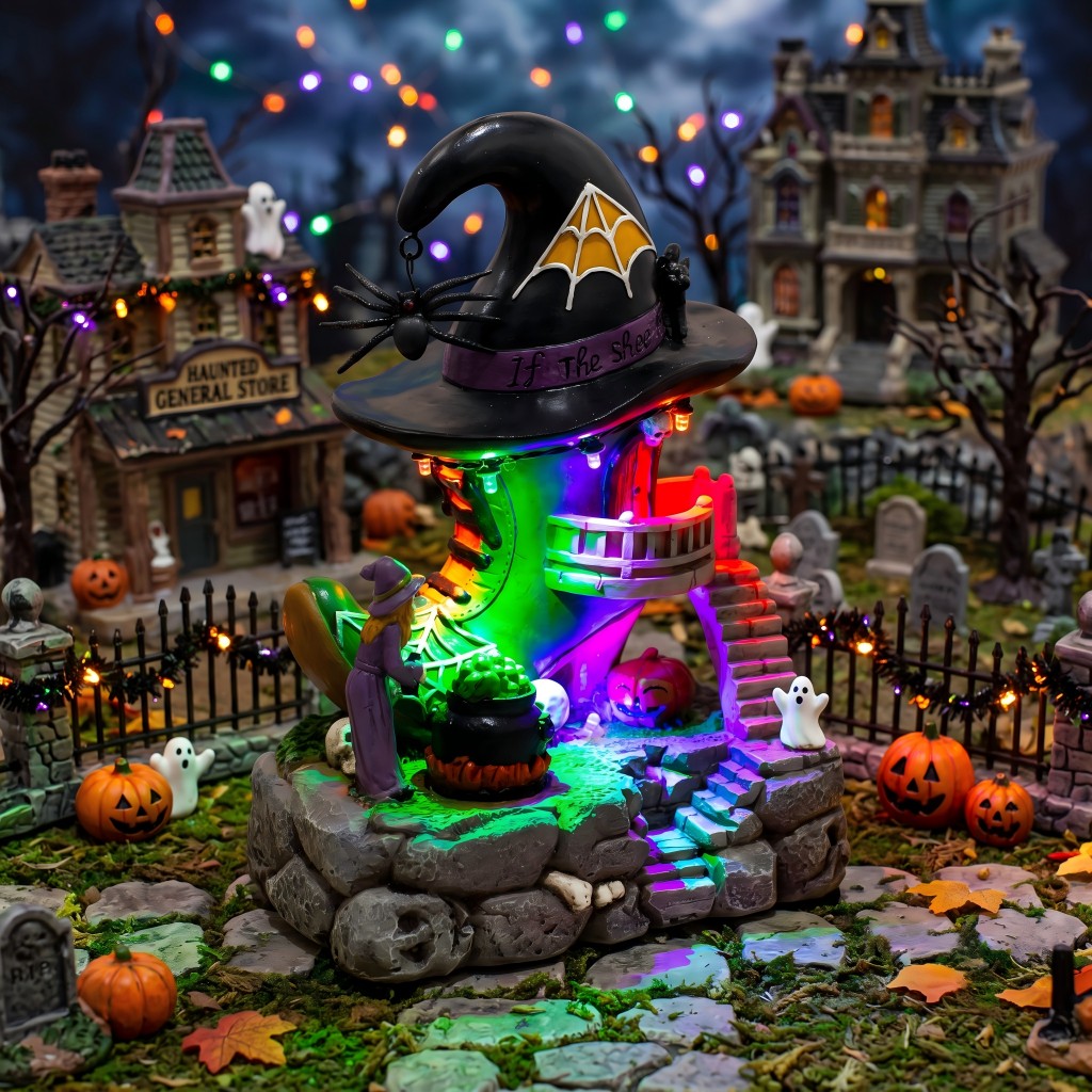 Cadılar Bayramı Köyü Cadı Ayak - Halloween Pumpkin Decor Led incelemesi ve fiyatı