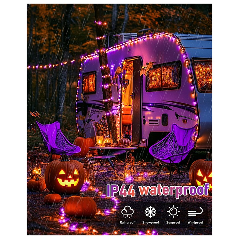 DT16 Solar Cadılar Bayramı Işı - Halloween Led String Lights Orange incelemesi ve fiyatı