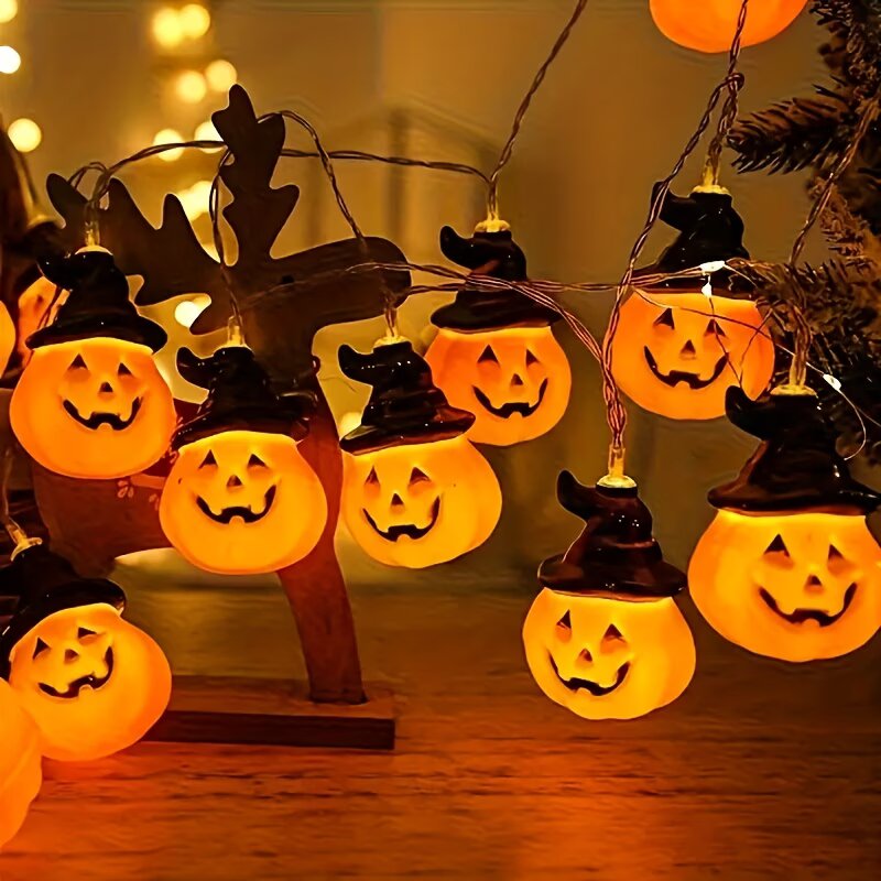 1.5M/59.06in Cadılar Bayramı B - Halloween Led String Lights Orange incelemesi ve fiyatı