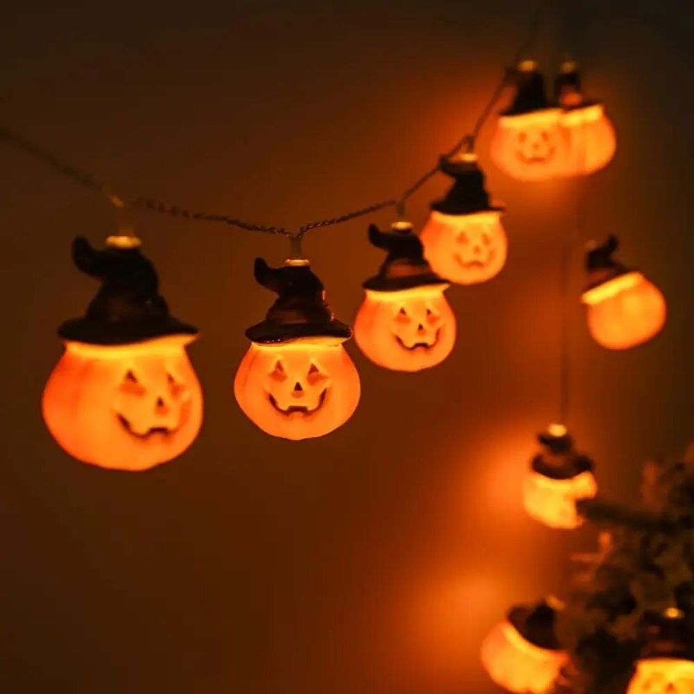 1.5M/59.06in Cadılar Bayramı B - Halloween Led String Lights Orange incelemesi ve fiyatı