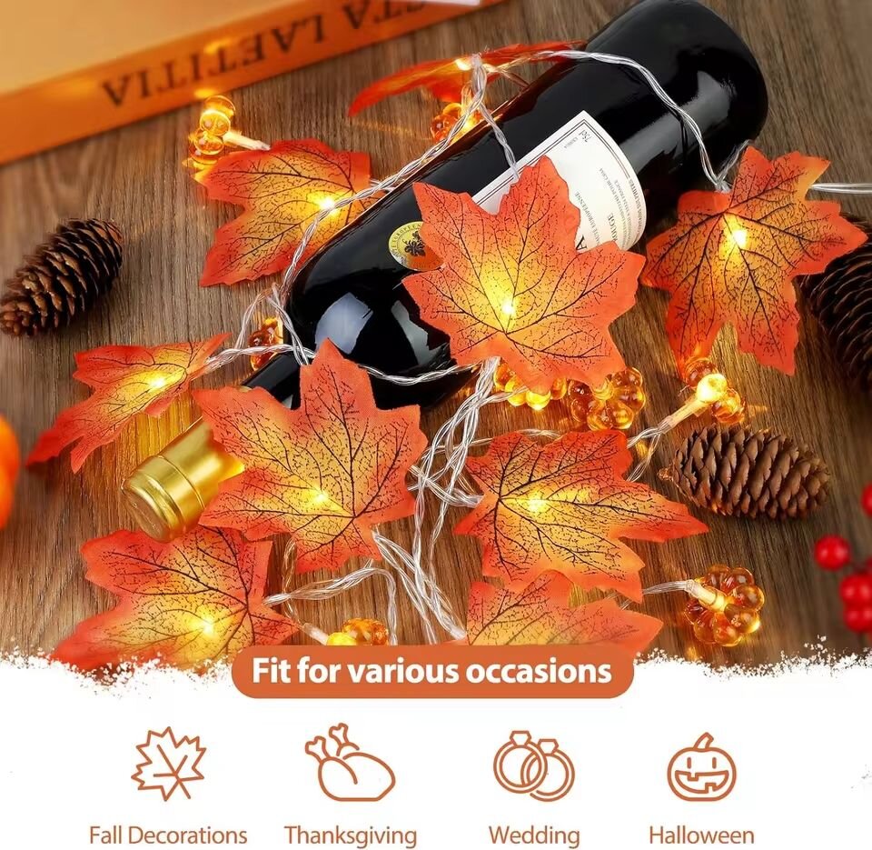 59in/118in Cadılar Bayramı Bal - Halloween Led String Lights Orange incelemesi ve fiyatı