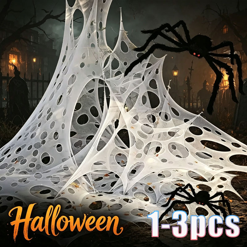 1x2m 1X4m 2x4m Sahte Örümcek A - Spider Web Halloween Decoration incelemesi ve fiyatı