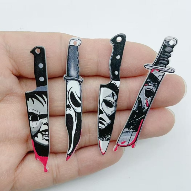 10 adet akrilik takı Cadılar B - Halloween Party Supplies incelemesi ve fiyatı