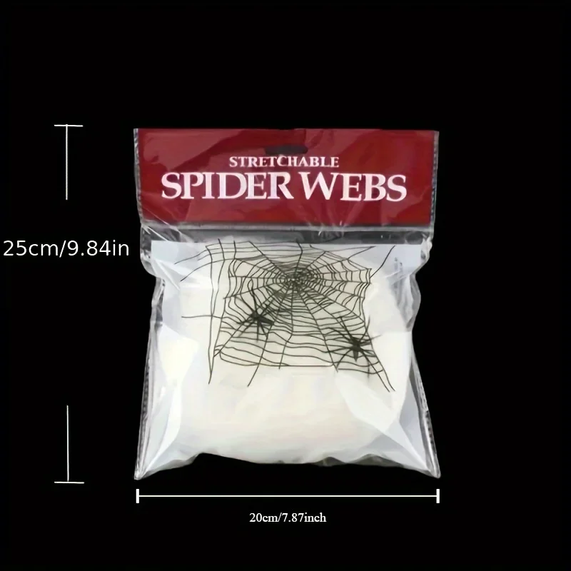 Her birinde 2 örümcek bulunan, - Spider Web Halloween Decoration incelemesi ve fiyatı