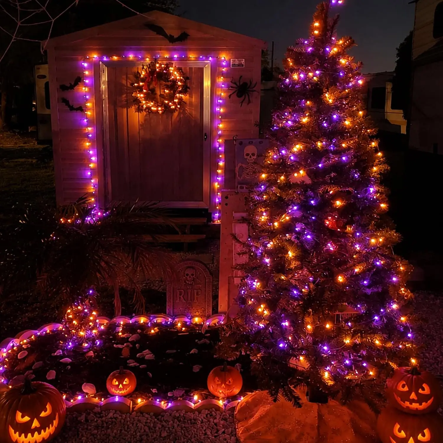 Cadılar Bayramı Temalı, Güneş  - Halloween Led String Lights Orange incelemesi ve fiyatı