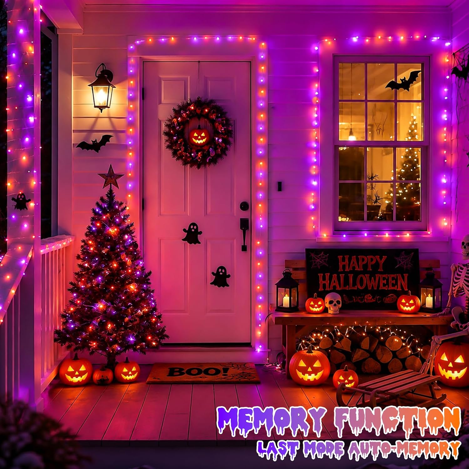 Cadılar bayramı LED güneş ener - Halloween Led String Lights Orange incelemesi ve fiyatı