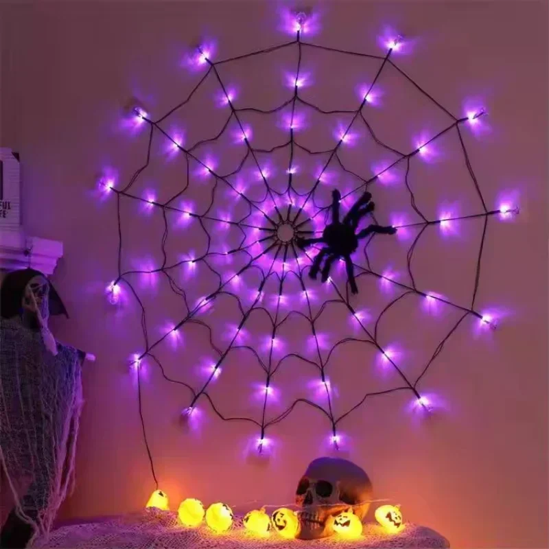 1-4 adet Cadılar Bayramı Örümc - Halloween Led String Lights Orange incelemesi ve fiyatı