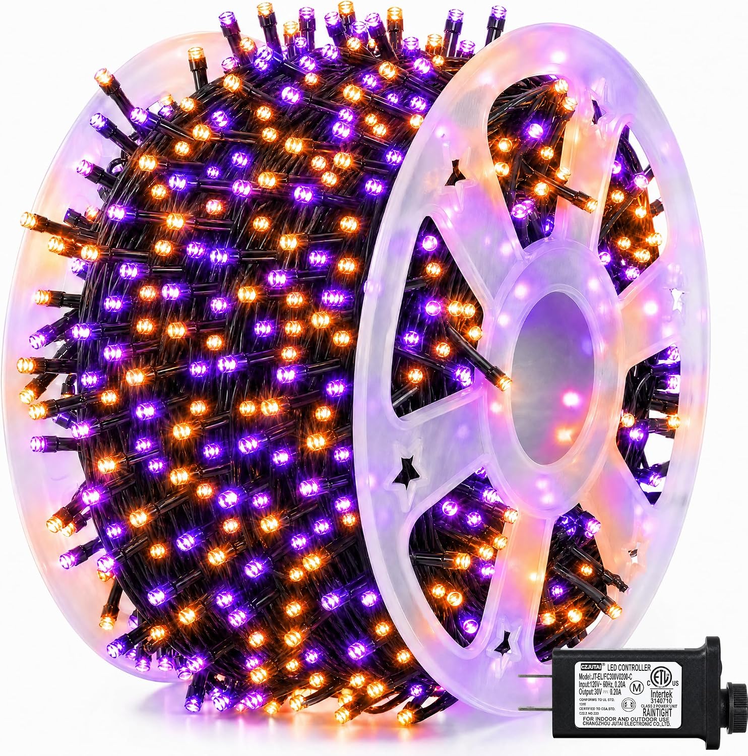 Dazzle Bright 164 FT 500 LED C - Halloween Led String Lights Orange incelemesi ve fiyatı