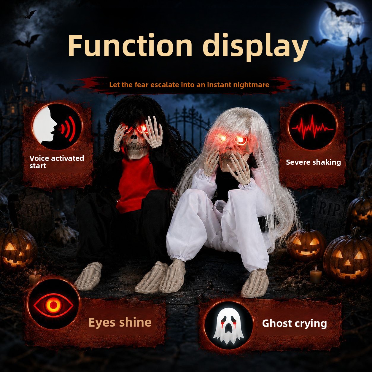Cadılar Bayramı Temalı, Dış Me - Halloween Skeleton Decoration incelemesi ve fiyatı