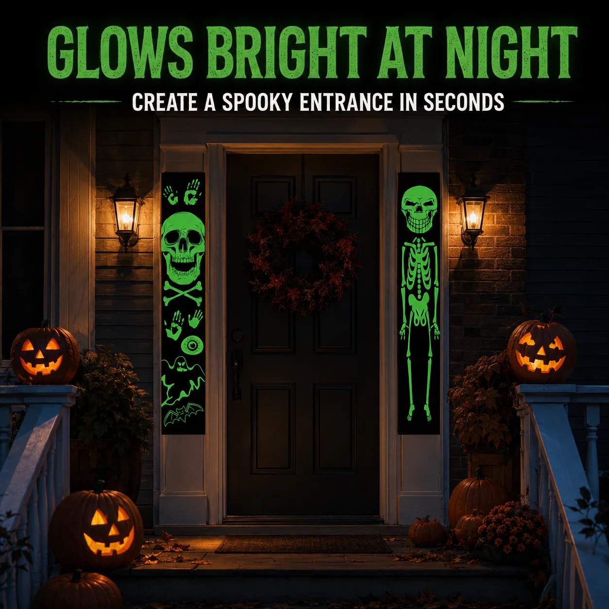 2 adet Karanlıkta Parlayan Cad - Halloween Skeleton Decoration incelemesi ve fiyatı
