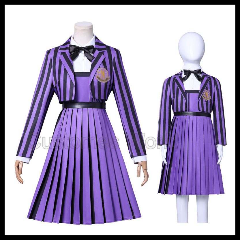 Nevermore Akademisi Üniforması - Halloween Costume Kids incelemesi ve fiyatı