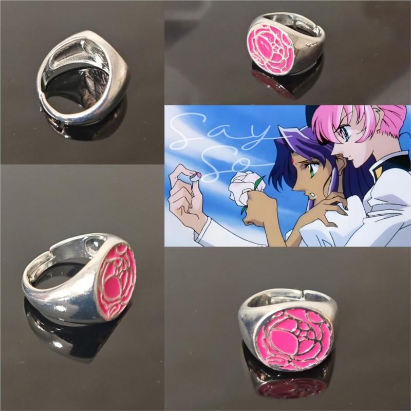 Pembe Gül Yüzük Tenjou Utena D - Halloween Costume Kids incelemesi ve fiyatı