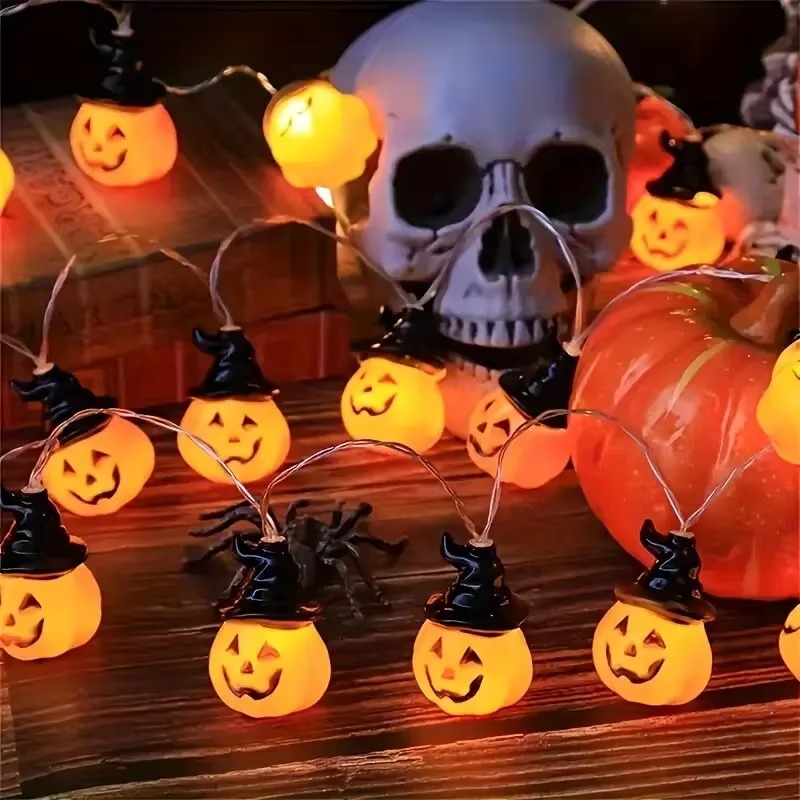 Cadı Şapkası Kabak Peri Işık Z - Halloween Led String Lights Orange incelemesi ve fiyatı