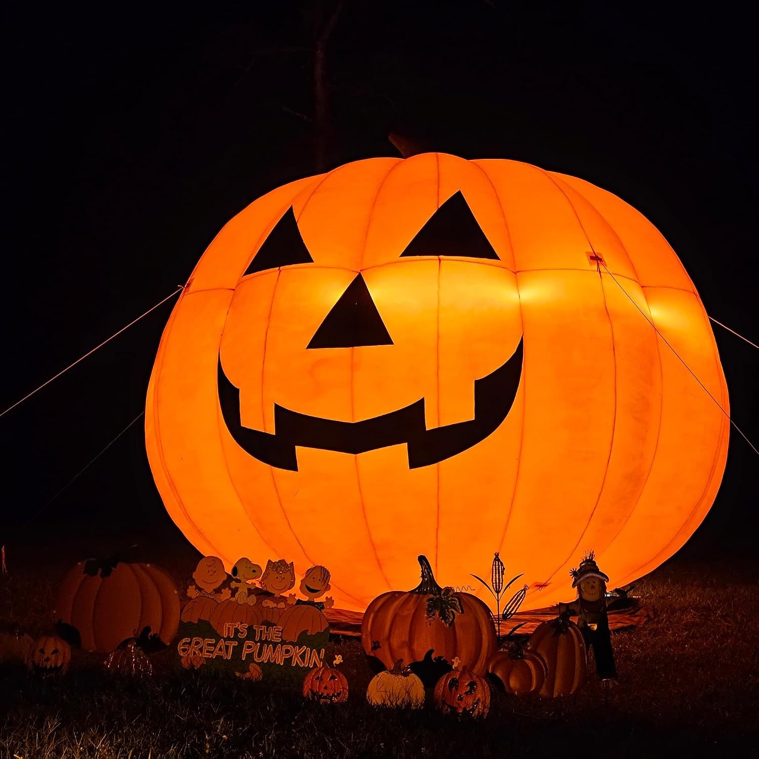 Dev 10 Fitlik Şişme Cadılar Ba - Halloween Pumpkin Decor Led incelemesi ve fiyatı
