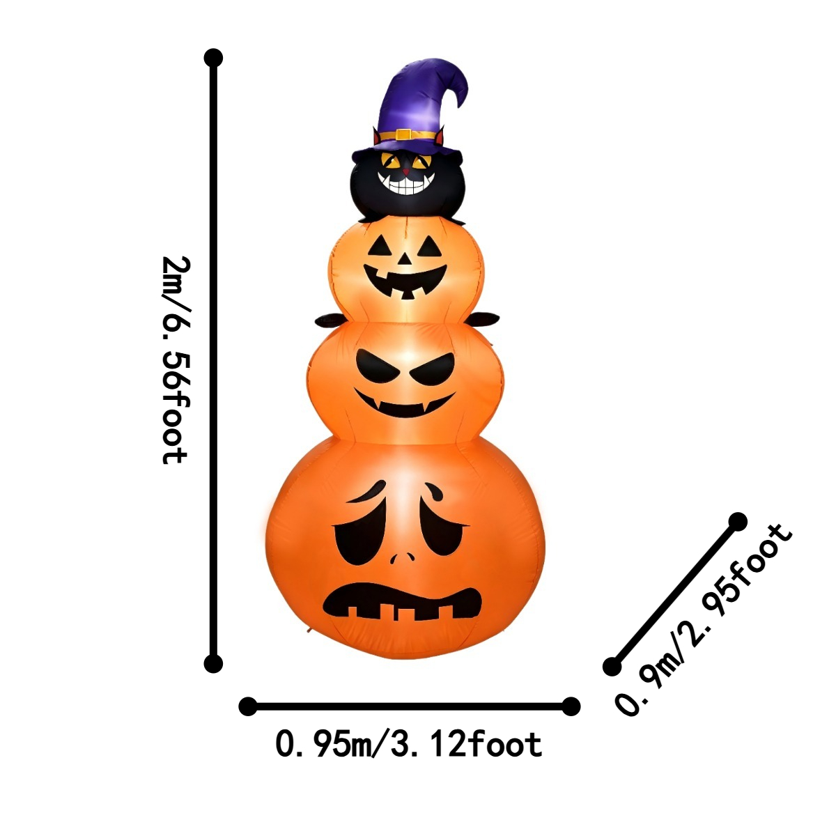 Dış Mekan Tatil Süslemeleri Ca - Halloween Pumpkin Decor Led incelemesi ve fiyatı