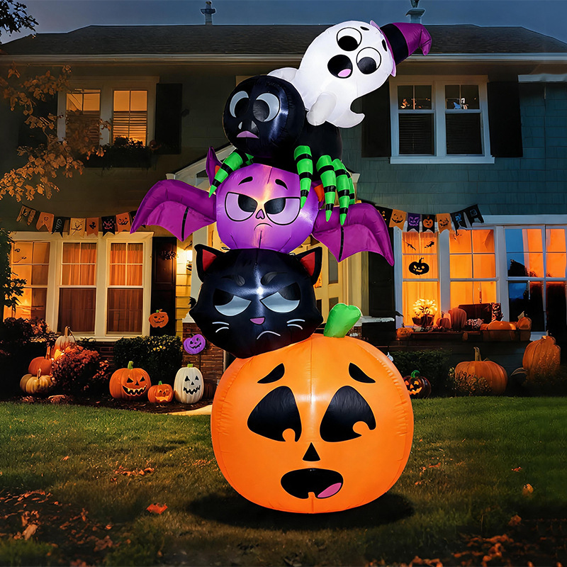 18 m Cadılar Bayramı Şişme Süs - Halloween Pumpkin Decor Led incelemesi ve fiyatı