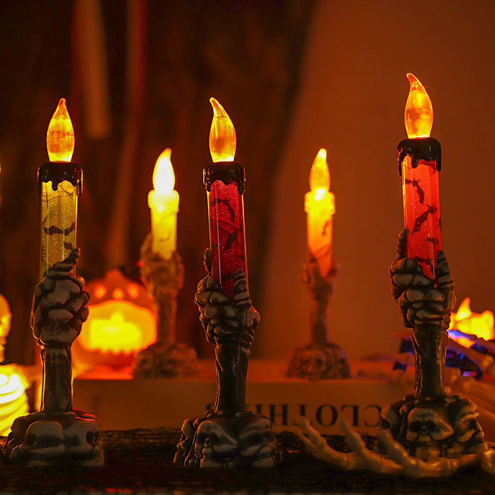 Cadılar Bayramı İskelet El Mum - Halloween Pumpkin Decor Led incelemesi ve fiyatı