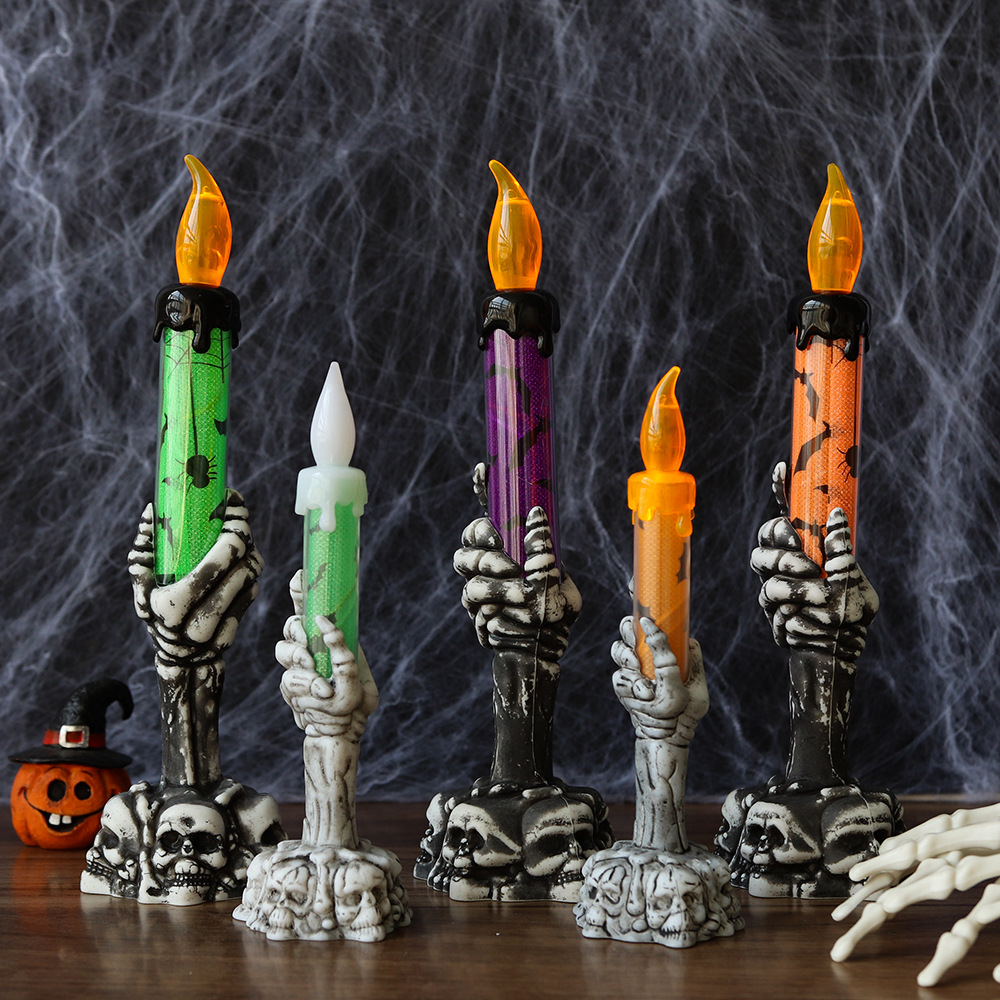 Cadılar Bayramı İskelet El Mum - Halloween Pumpkin Decor Led incelemesi ve fiyatı
