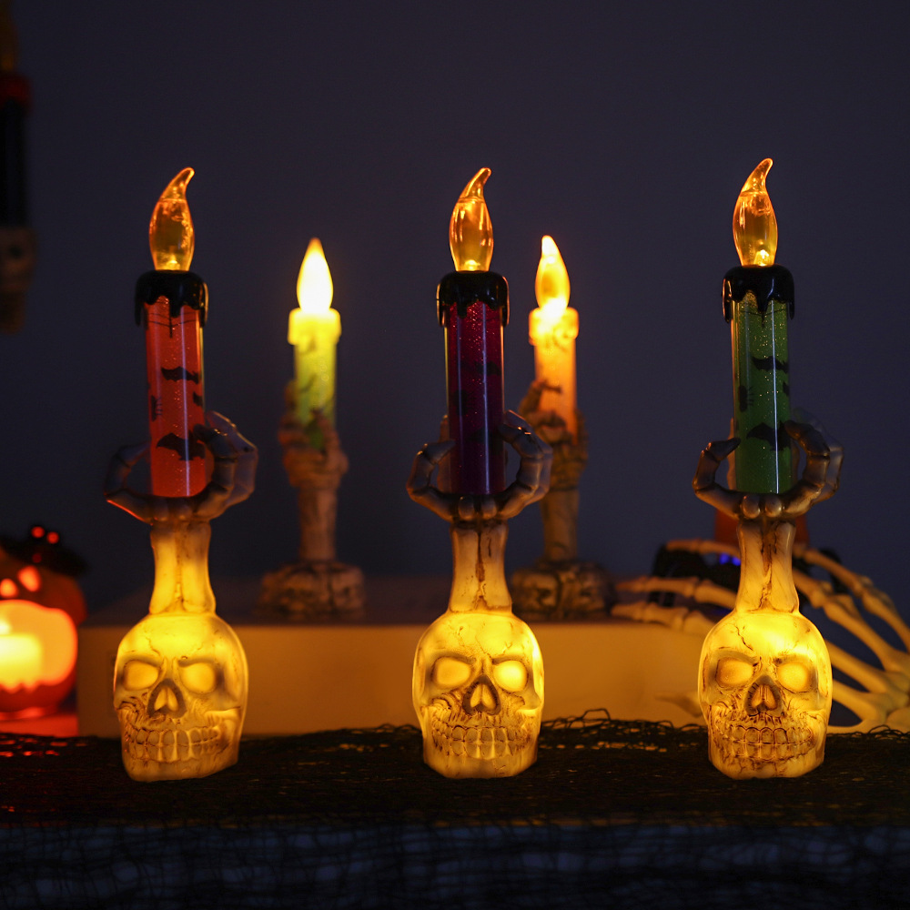 Cadılar Bayramı İskelet El Mum - Halloween Pumpkin Decor Led incelemesi ve fiyatı