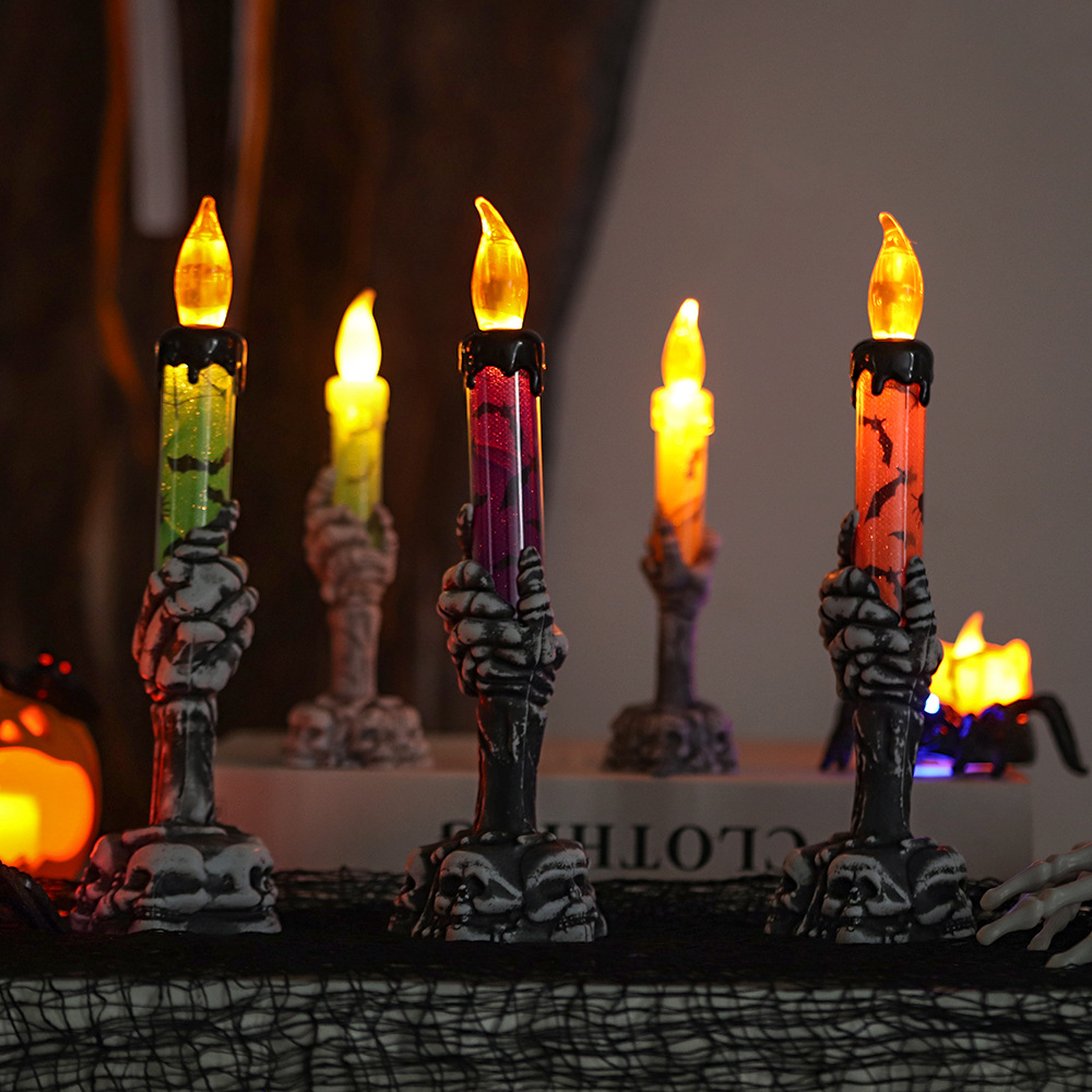 Cadılar Bayramı İskelet El Mum - Halloween Pumpkin Decor Led incelemesi ve fiyatı