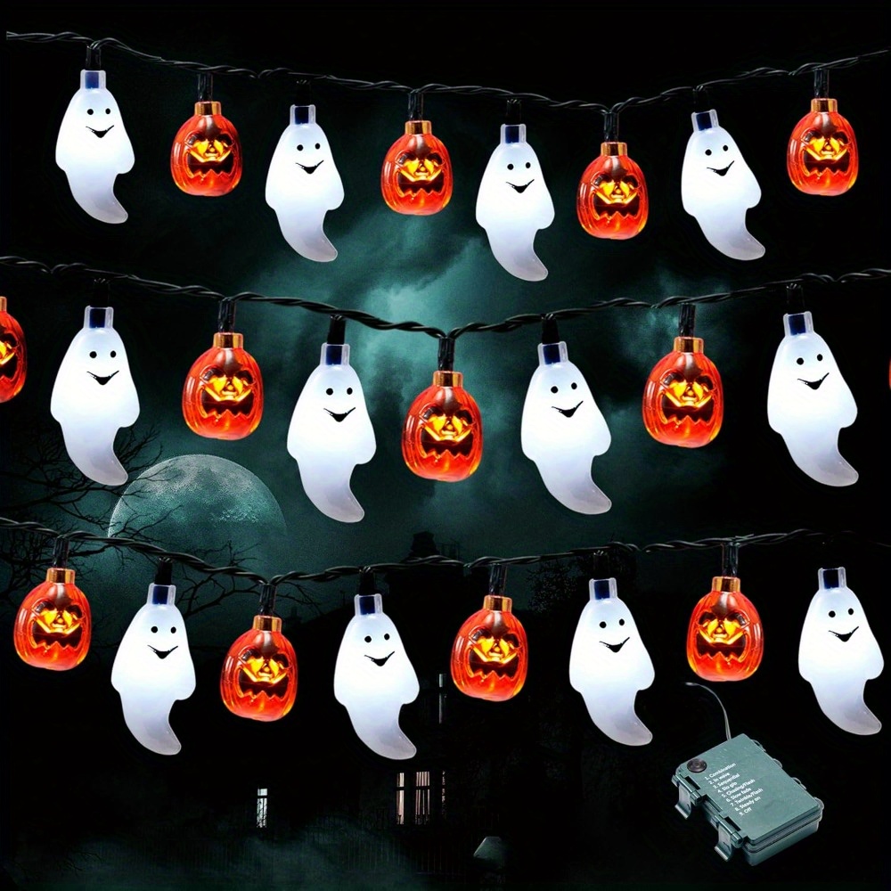 19.7FT 30 adet LED Pil ile Çal - Halloween Led String Lights Orange incelemesi ve fiyatı