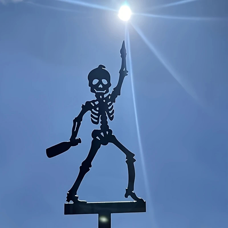 2D 1 adet Metal Taşınabilir İs - Halloween Skeleton Decoration incelemesi ve fiyatı